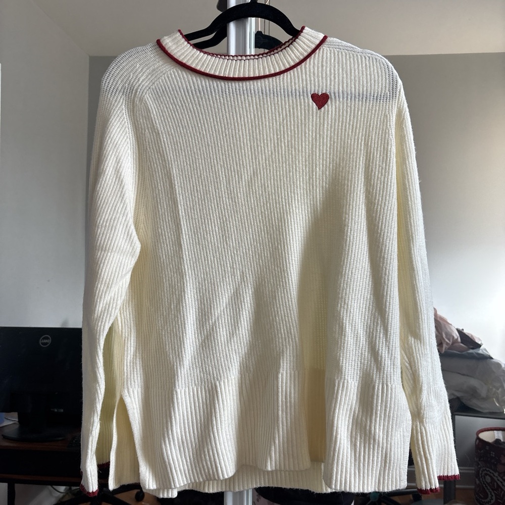 Red heart sweater